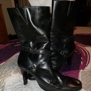 Black Ankle Boots by White Mt.